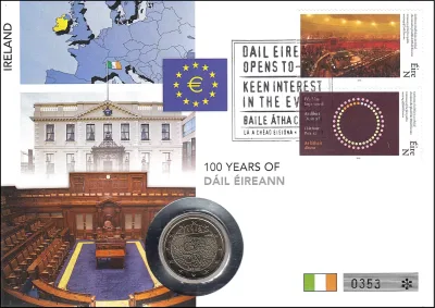 100 LET OD USTANOVITVE DAIL EIREANN ( IRSKEGA PARLAMENTA )
